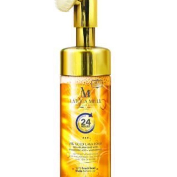 Látoüa Mille 24K Gold Lava Foam Cleanser HA+...